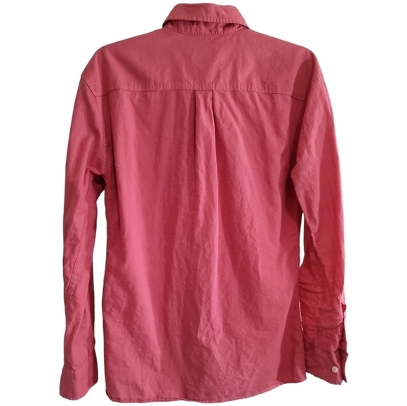 Johnnie-O Long Sleeve Button-Up Shirt Medium Pink Red - Picture 4 of 4